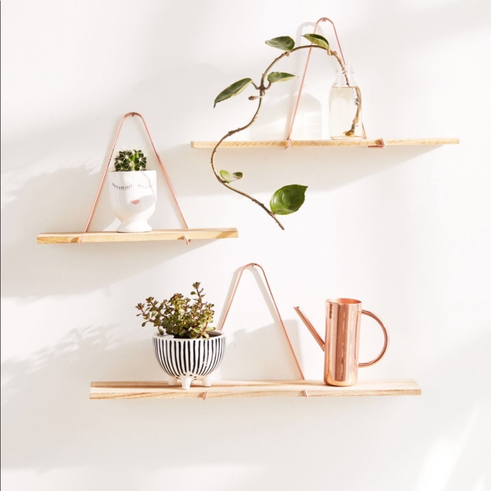 UO Carter Triangle Bracket Wall Shelf